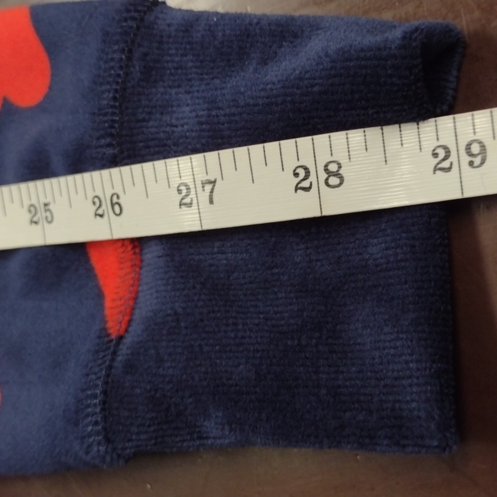 Torrid Red and Blue Hoodie Intimates Sleepwear, Size 0 (12/L) - Picture 10 of 11